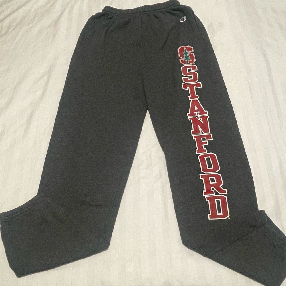 Champion Dark Grey “Stanford” Dark Grey Sweatpants - Size S